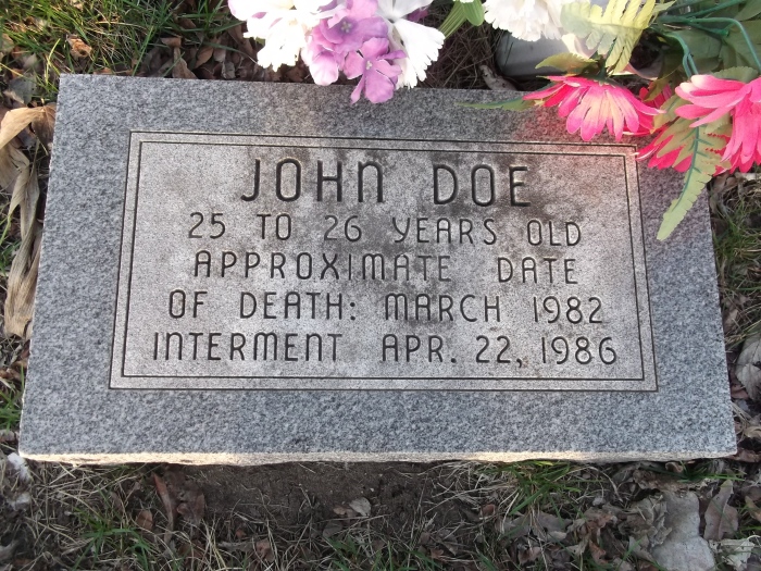 John Doe, Makeever Cemetery
